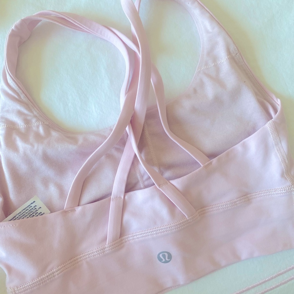 Lululemon pink sports bra